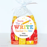 "The WRITE Teacher For Me" Teacher Appreciation Stickers