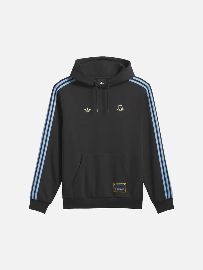 ADIDAS ORIGINALS Thrasher x AFA Argentina Hoodie - Black – siyah, önden görünüm