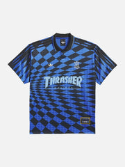 ADIDAS ORIGINALS Thrasher x AFA Argentina Jersey – Black/Blue, ön görünüm
