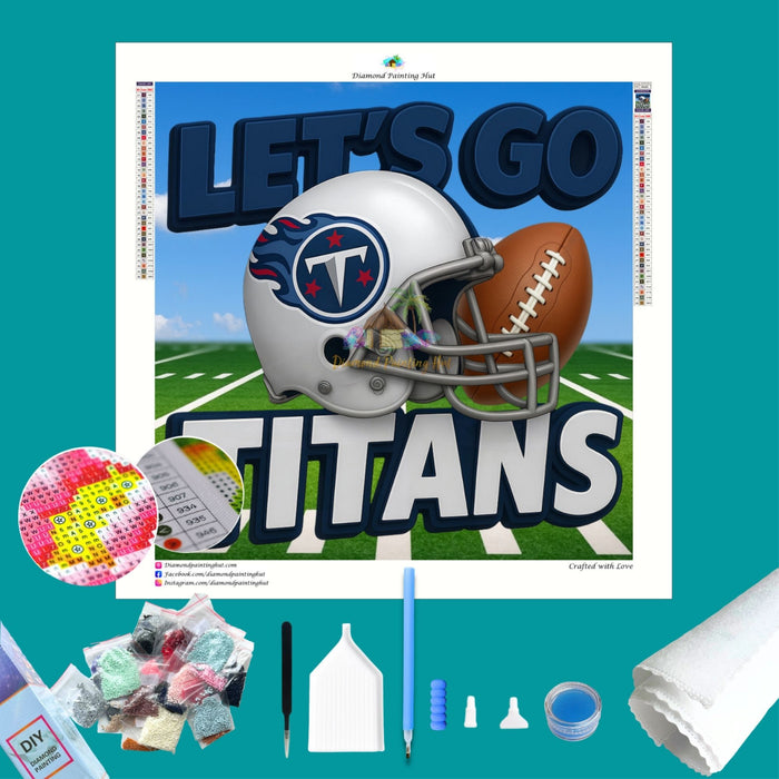 Titans NFL Let's Go Diamond Painting