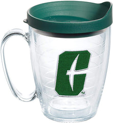 UNCC 16 oz. Clear Mug