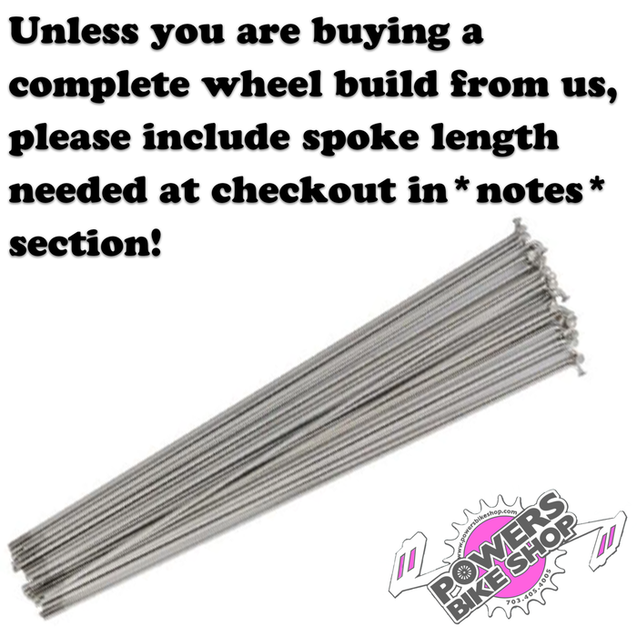 USA Brand Silver Spokes Pack of (56) - POWERS BMX