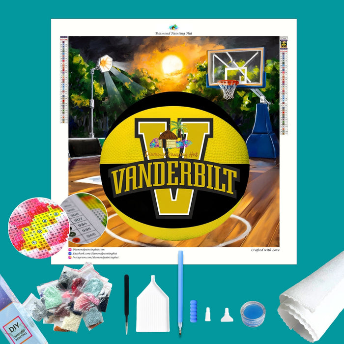 Vanderbilt Basketball Diamond Painting