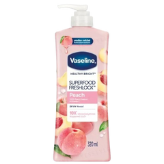 Vaseline Healthy Bright Superfood Freshlock Peach Body Lotion 320Ml