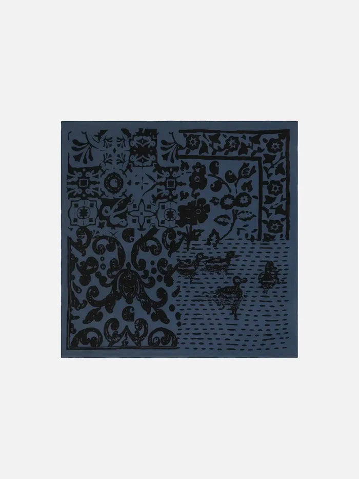 CARHARTT WIP Vestige Bandana - Blue/Black - Uncategorized BANDANA