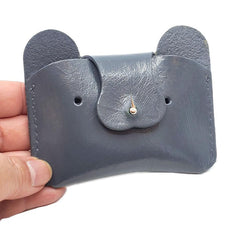 Wallet - Bear Leather (Grey) by The Merchant Studio