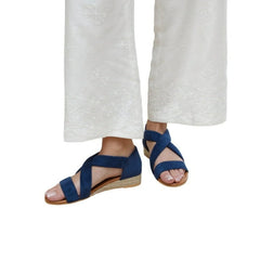 Women's Crossover Suede Sandals