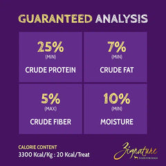 Zignature Ziggy Bar GF Venison Recipe Treats for Dogs