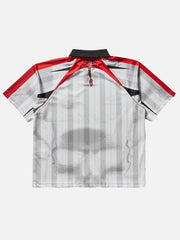 UMBRO 01 03 Polo - White Red - Polos T-SHIRT
