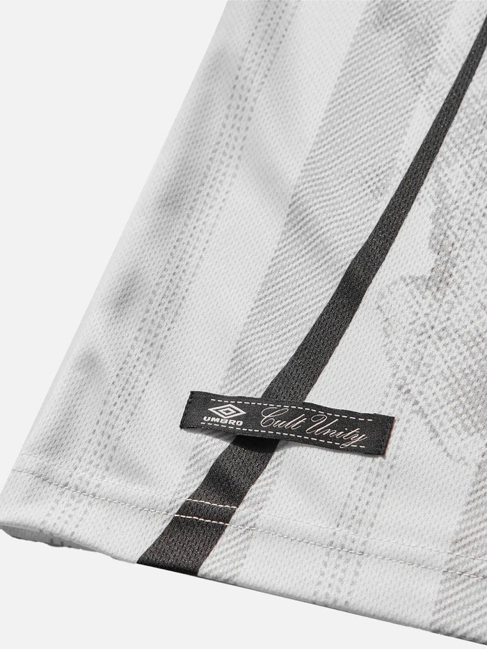 UMBRO 01 03 Polo - White Red - Polos T-SHIRT