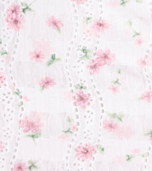Fall In Love Floral Eyelet A-Line Mini Dress