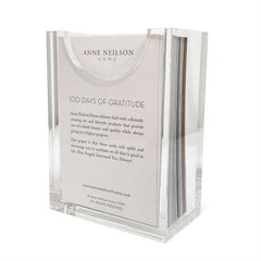 100 Days of Gratitude Cards in Acrylic Box - The Preppy Bunny
