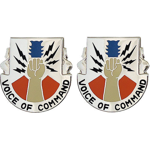 13th Signal Battalion Unit Crest (Voice of Command) Army Unit Crests