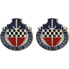 15th Personnel Services Battalion Unit Crest (Committed to Service) Army Unit Crests