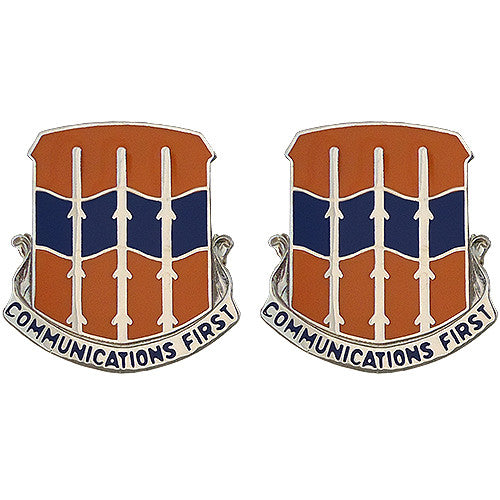 16th Signal Battalion Unit Crest (Communications First) Army Unit Crests
