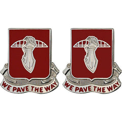 17th Engineer Battalion Unit Crest (We Pave the Way) Army Unit Crests