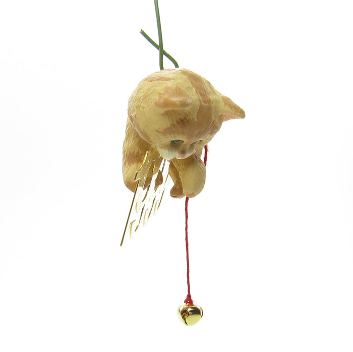 Hallmark 1999 Fabulous Decade orange tabby cat ornament