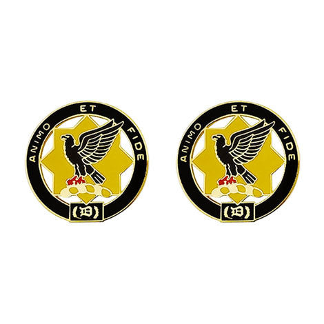 1st Cavalry Regiment Unit Crest (Animo Et Fide) Army Unit Crests