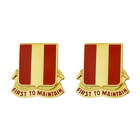 1st Maintenance Battalion Unit Crest (First to Maintain) Army Unit Crests