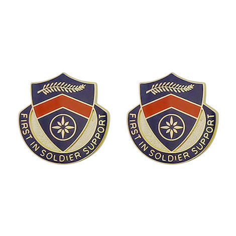 1st Personnel Service Battalion Unit Crest (First in Soldier Support) Army Unit Crests
