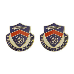 1st Personnel Service Battalion Unit Crest (First in Soldier Support) Army Unit Crests