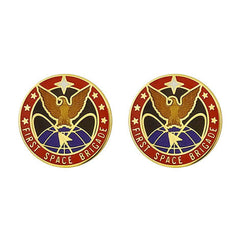 1st Space Brigade Unit Crest (No Motto) Army Unit Crests