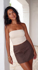 Mila Tube Top - Cream