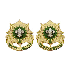 2nd Cavalry Regiment Unit Crest (Toujours Pret) Army Unit Crests