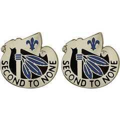 2nd Infantry Division Unit Crest (Second to None) Army Unit Crests