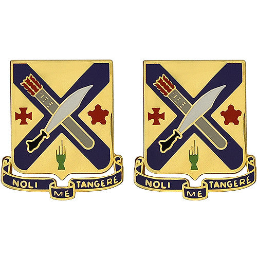2nd Infantry Regiment Unit Crest (Noli Me Tangere) Army Unit Crests