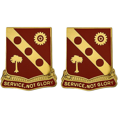 3rd Ordnance Battalion Unit Crest (Service, Not Glory) Army Unit Crests