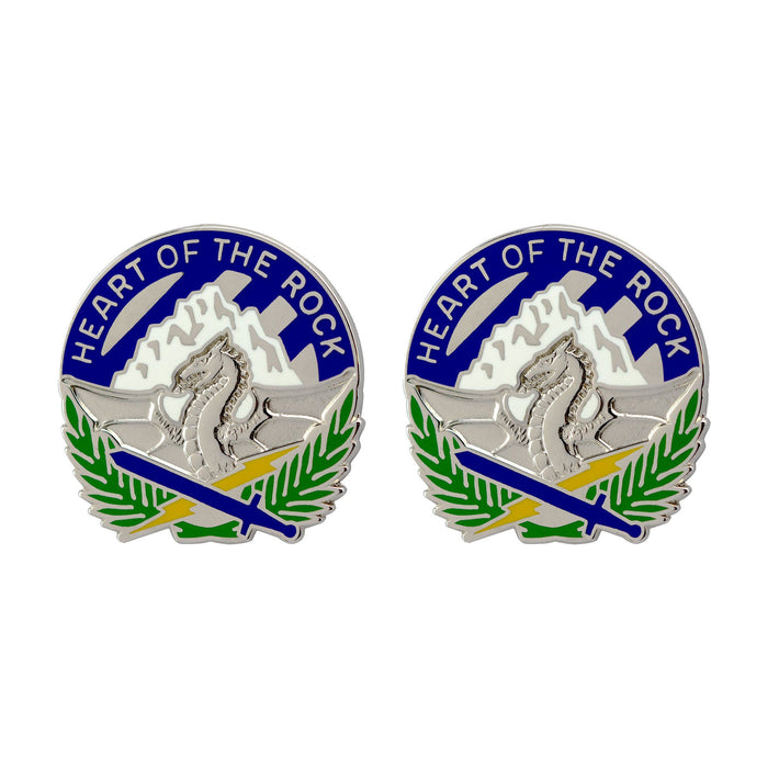3rd Sustainment Brigade Unit Crest (Heart of the Rock) Army Unit Crests