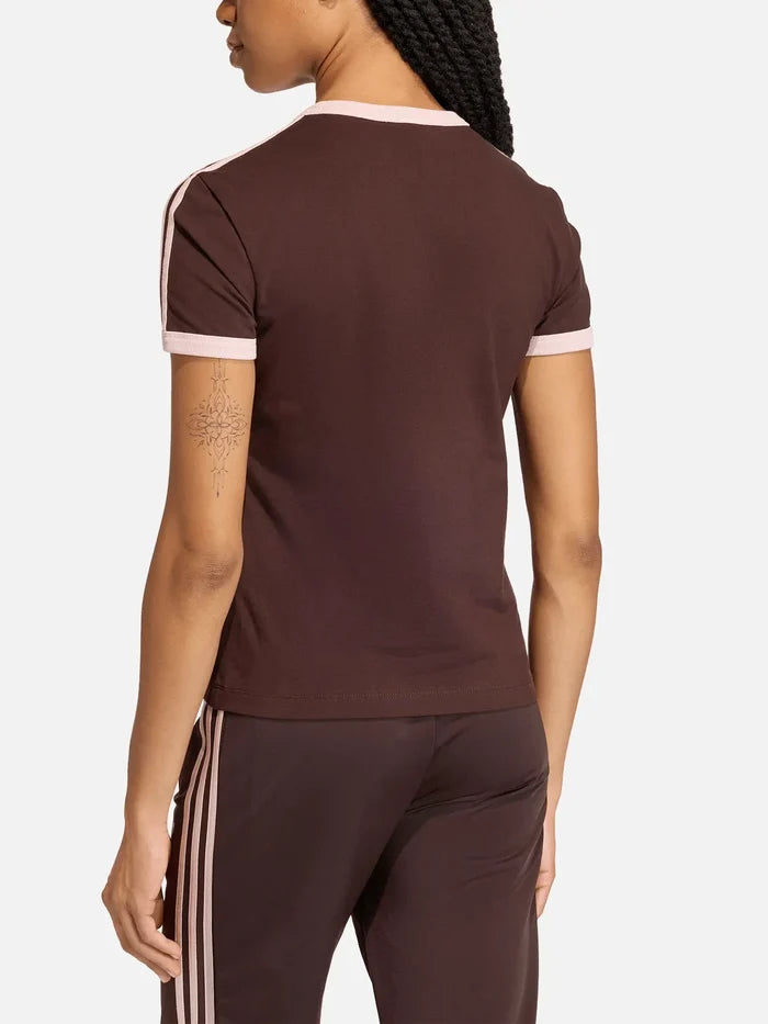 ADIDAS ORIGINALS 3S Tee Slim "Aurora Coffee" - Kategorize edilmemiş T-SHIRT
