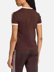 ADIDAS ORIGINALS 3S Tee Slim "Aurora Coffee" - Kategorize edilmemiş T-SHIRT
