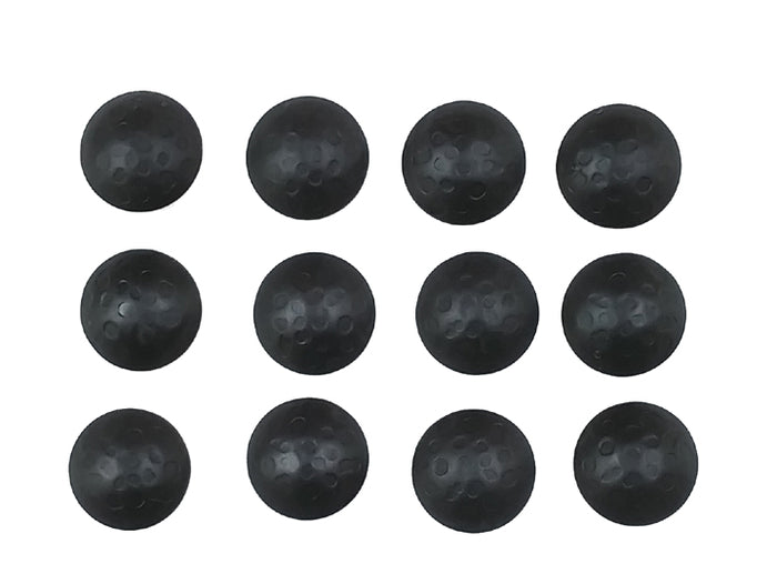 50 pack SALE Round Clavos - 1" dia. Lightly Hammered - Matte black finish - Wild West Hardware