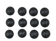 50 pack SALE Round Clavos - 1" dia. Lightly Hammered - Matte black finish - Wild West Hardware
