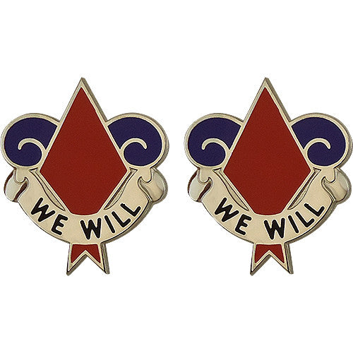 5th Infantry Division Unit Crest (We Will) Army Unit Crests