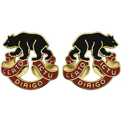 6th ADA (Air Defense Artillery) Unit Crest (Certo Dirigo Ictu) Army Unit Crests