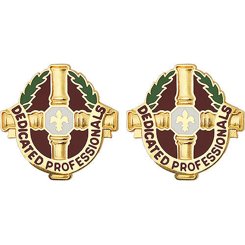 8th Field Hospital Unit Crest (Dedicated Professionals) Army Unit Crests