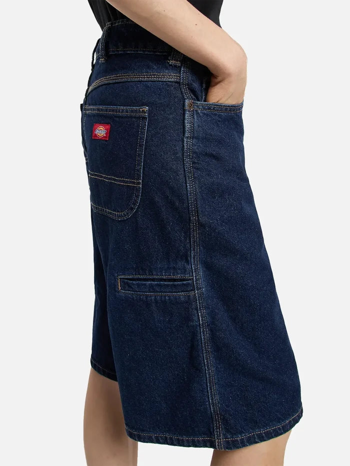 DICKIES 957 13 inch Loose Denim Short W - Dark indigo - Uncategorized ŞORT