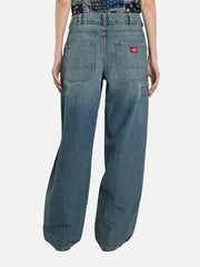 DICKIES 957 Loose Tapered Work Jeans W - Khaki Tinted Blue - Uncategorized PANTOLON