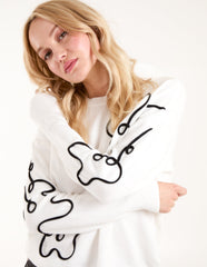Floral Pattern Sweater