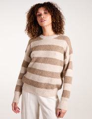 Stripe Rib Knit Jumper