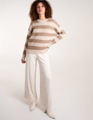 Stripe Rib Knit Jumper