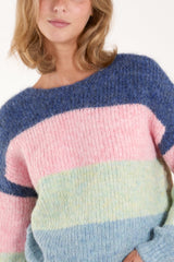 Multi Stripe Knit Jumper