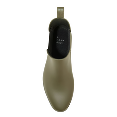 A New Day Olive Green Women's Rain Ankle Boots