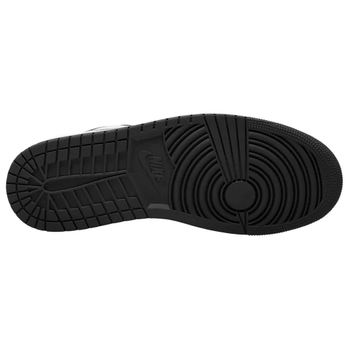 Air Jordan 1 Low Men's Black and White Shoes - 553558-132