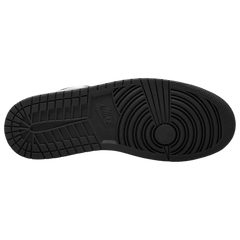 Air Jordan 1 Low Men's Black and White Shoes - 553558-132