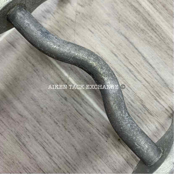 Aluminum Mullen Mouth Shank Bit 4.5"