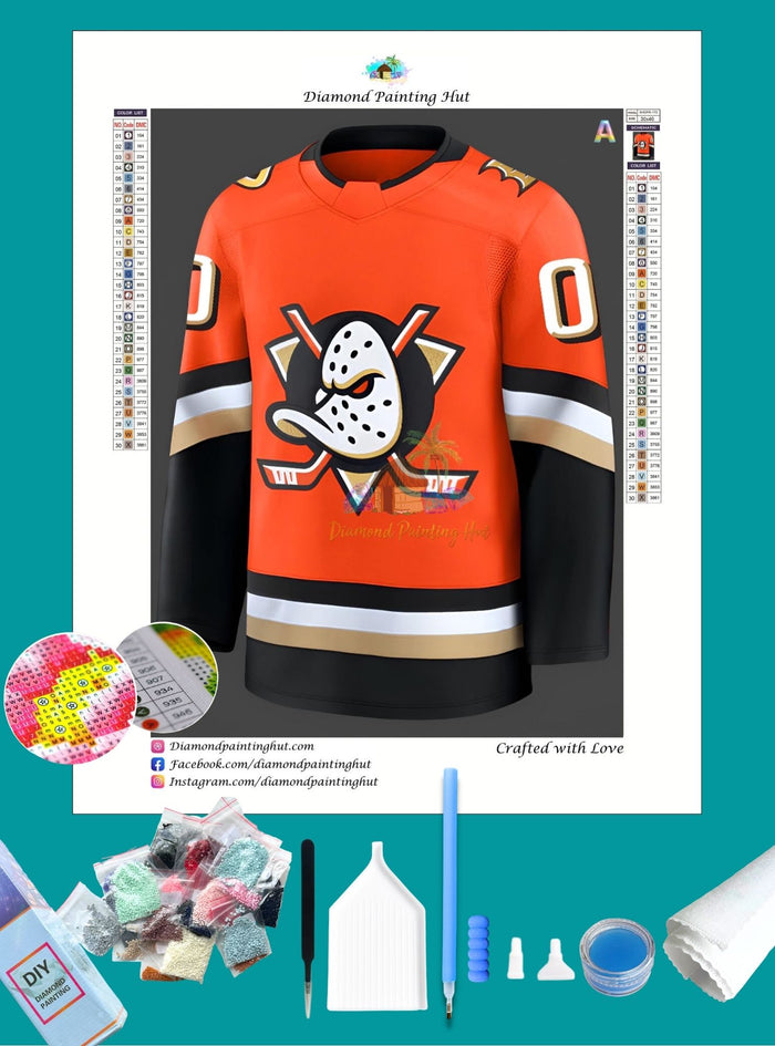 Anaheim NHL Jersey Diamond Painting